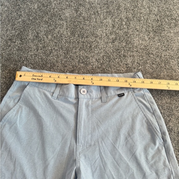 Travis Mathew Shorts Men’s Size 30 Baby Blue Chino Flat Front Performance Golf - Picture 6 of 12